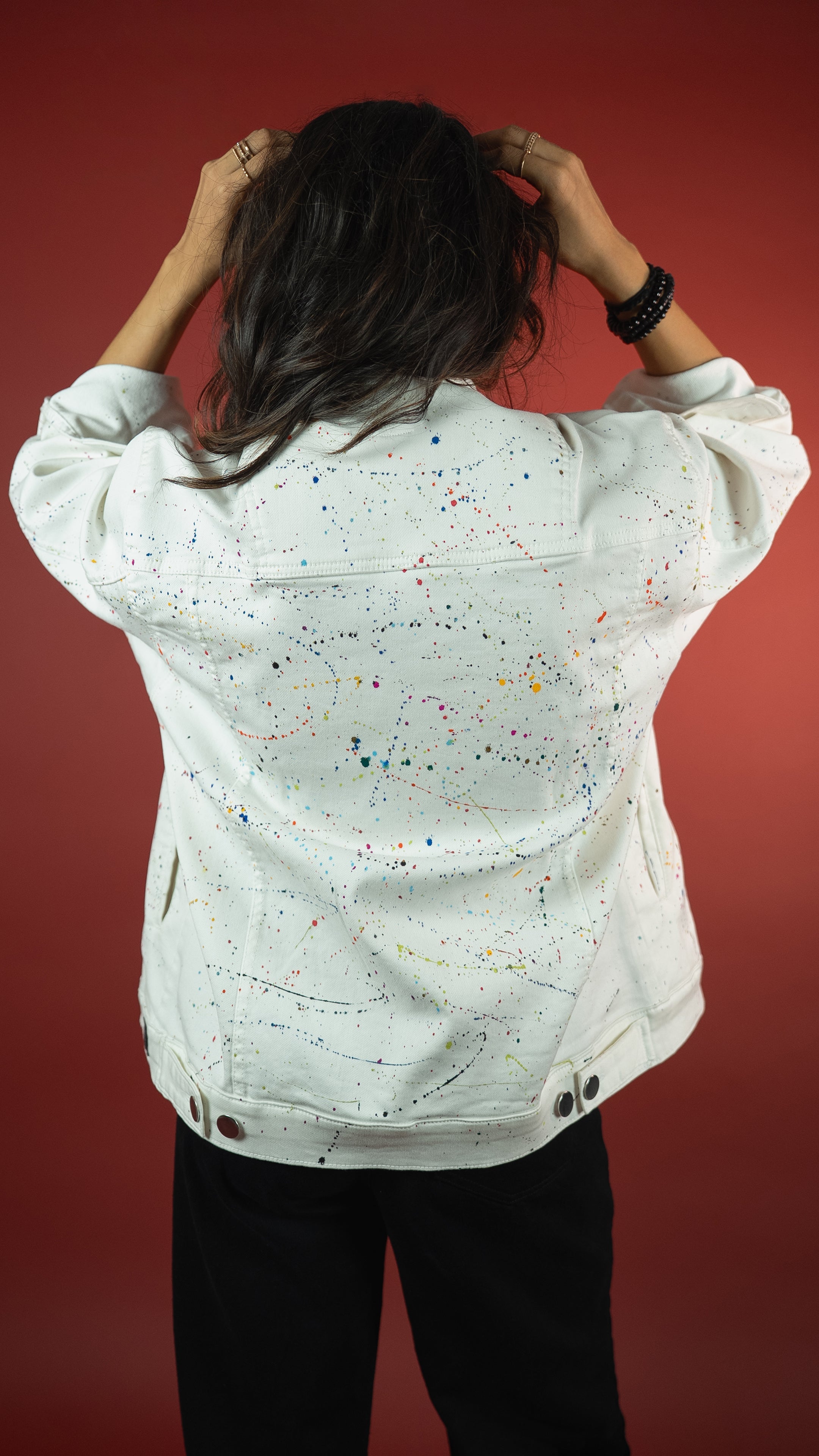 WHITE DENIM WOMEN'S JACKET