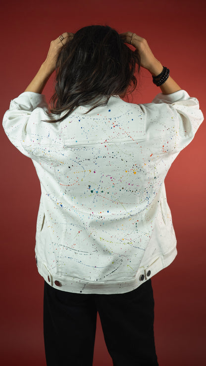 WHITE DENIM WOMEN'S JACKET