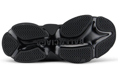 Balenciaga Triple S Allover Logo Black Green