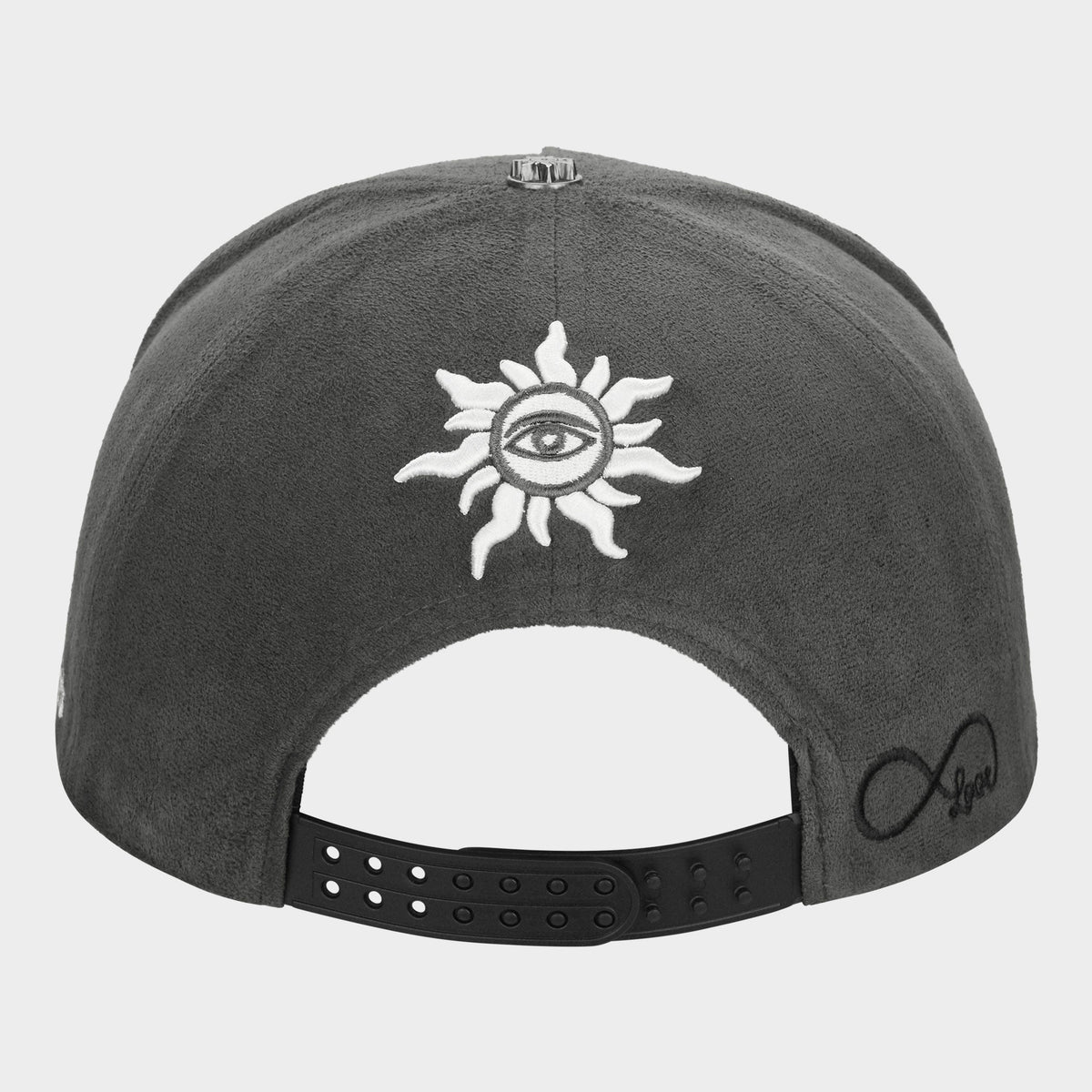 Godspeed Insignia Leather / Suede Hat (Smoke / Black)