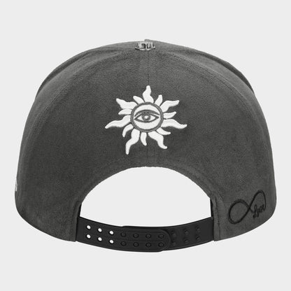 Godspeed Insignia Leather / Suede Hat (Smoke / Black)