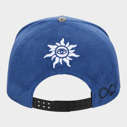 Godspeed Insignia Leather / Suede Hat (Royal / Black)