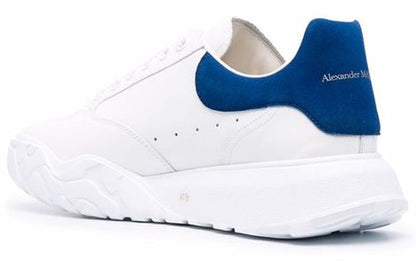 Alexander McQueen Oversized Court White Blue