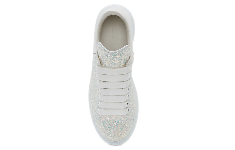 Alexander McQueen Oversized White Ice Glitter (Women's)