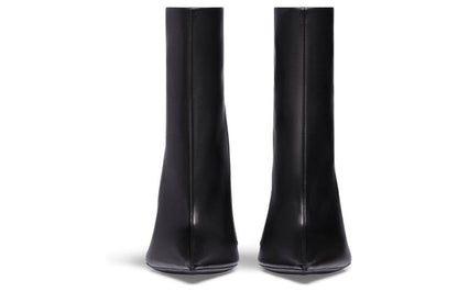 Balenciaga Witch 110mm Booties Black Sheepskin (Women's)