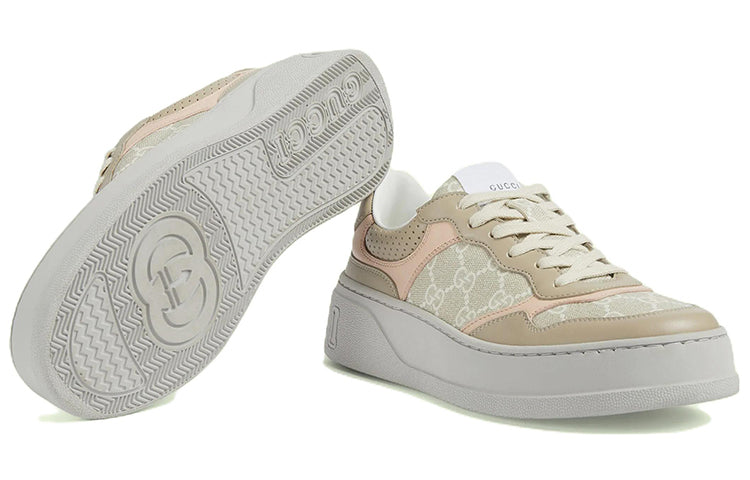 Gucci GG Sneaker Oatmeal Light Pink GG Supreme (Women's)