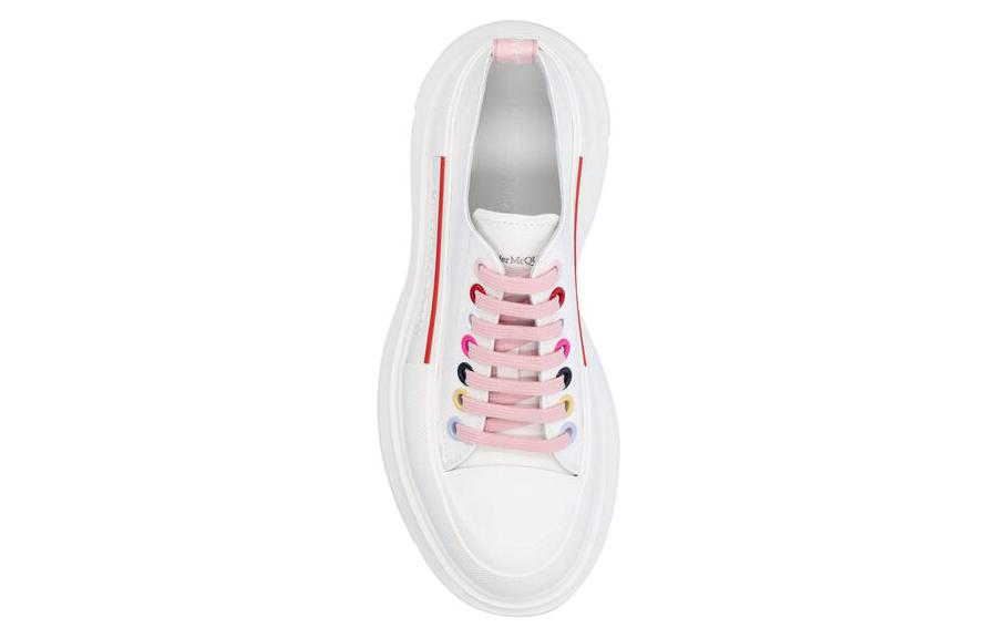 Alexander McQueen Tread Slick Low Lace Up White Multi (Women's)
