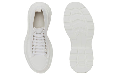 Alexander McQueen Tread Slick Low Lace Up White FW21