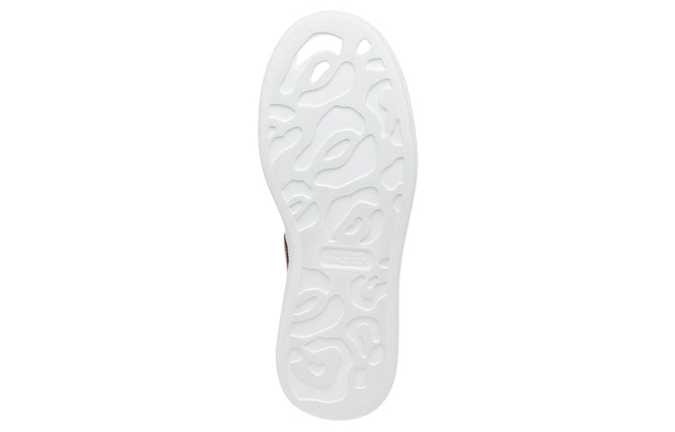 Alexander McQueen Oversized White Silver Red Metallic