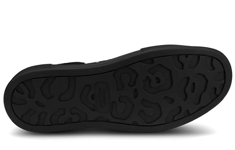 Alexander McQueen Deck Skate Plimsoll Lace-Up Triple Black
