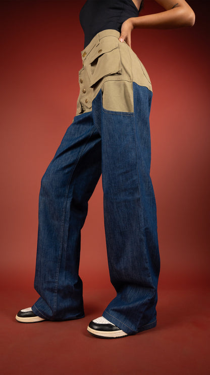 CARPENTER DENIM WOMEN'S PANT