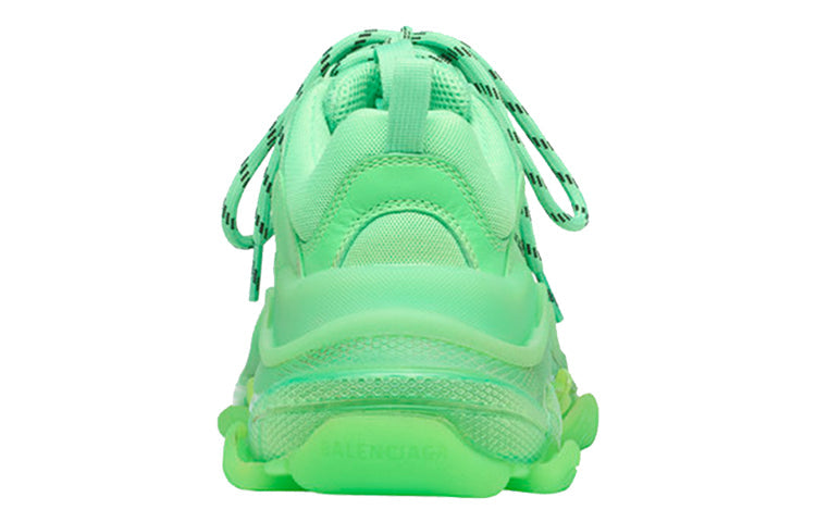Balenciaga Triple S Soft Neon Green Clear Sole (Women's)