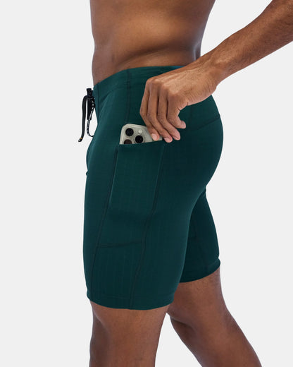Bandit Gridlock 7 Pocket Half Tights Storm