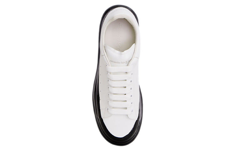 Alexander McQueen Oversized Paint Dipped White Black