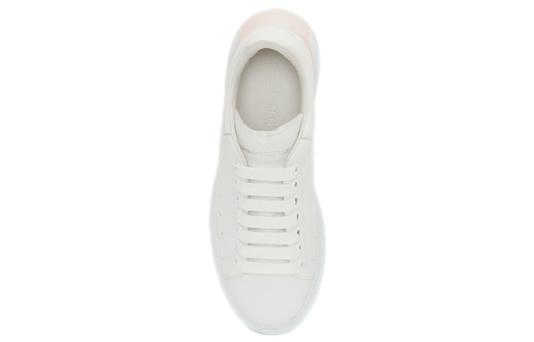 Alexander McQueen Oversized Drop Heel Counter Print White Rose (Women's)