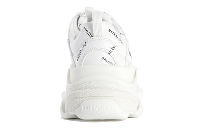 Balenciaga Triple S Allover Logo White (Women's)