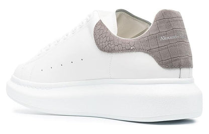 Alexander McQueen Oversized Lead Croc Suede