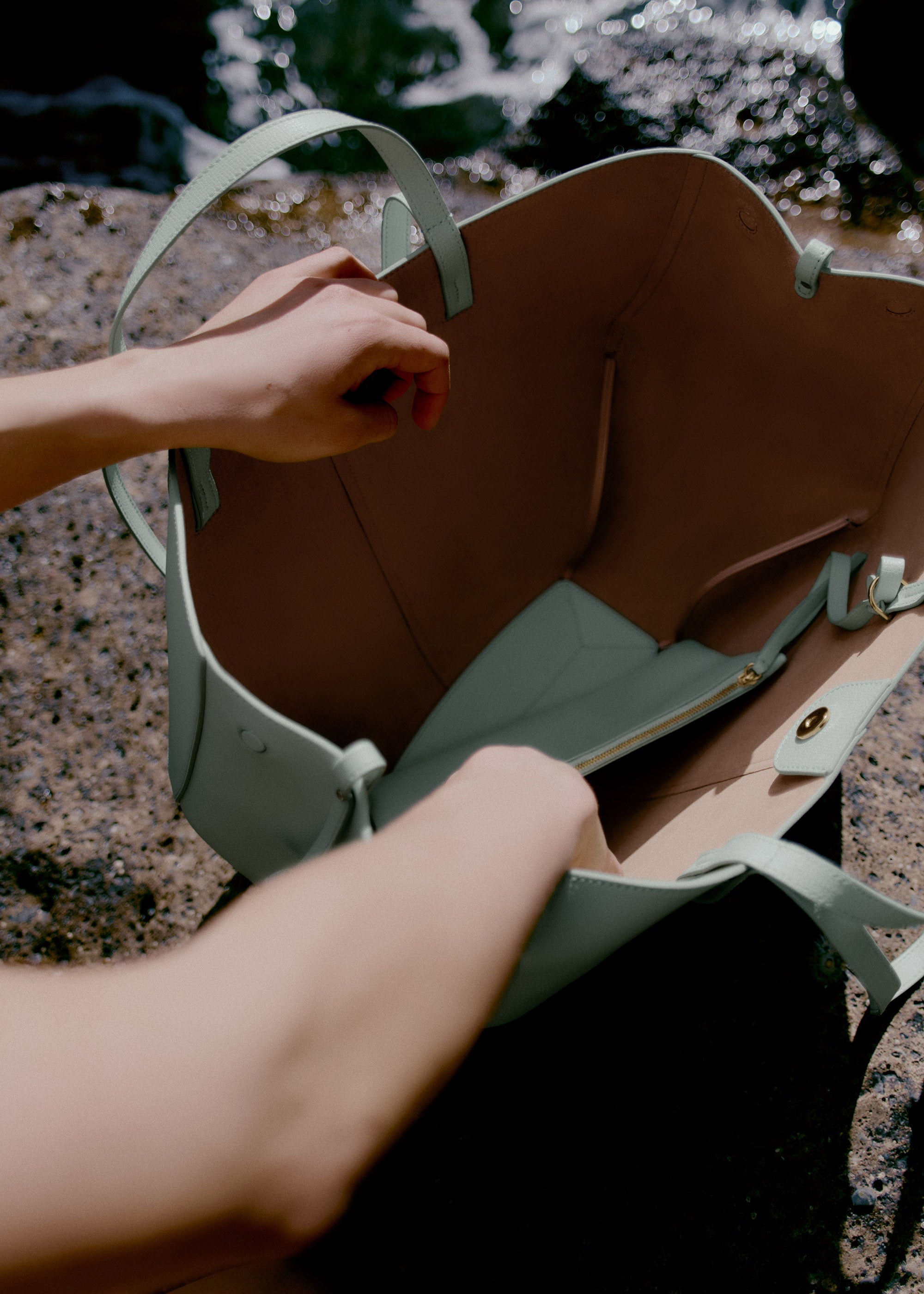 Polene Cyme Textured Sea Foam