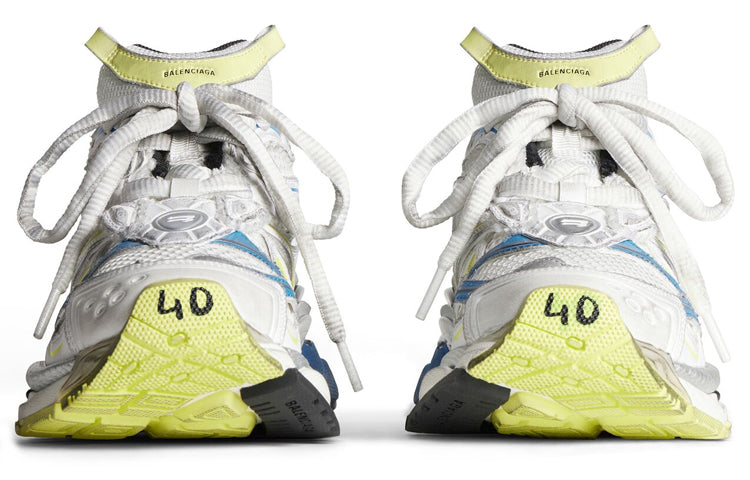 Balenciaga Runner 2.0 White Yellow Blue – Kicks Machine