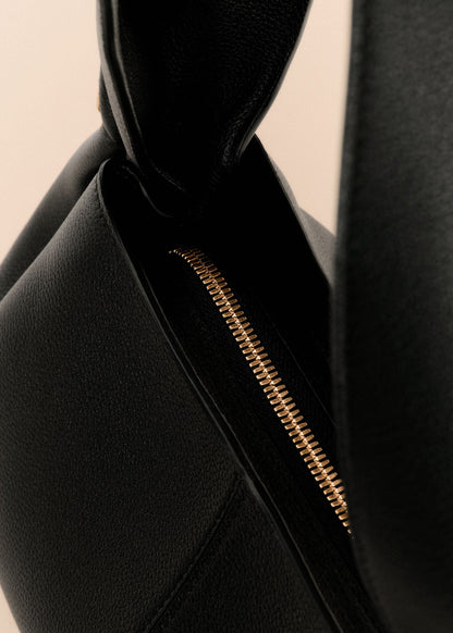 Polene Numero Neuf East West Textured Black