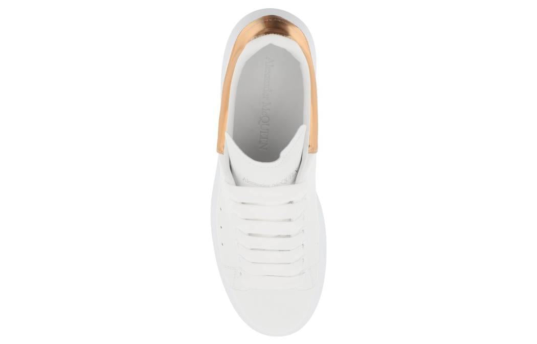 Alexander McQueen Oversized White Rose Gold (Women's)