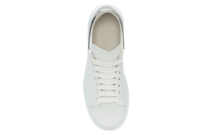 Alexander McQueen Oversized White Silver Croco