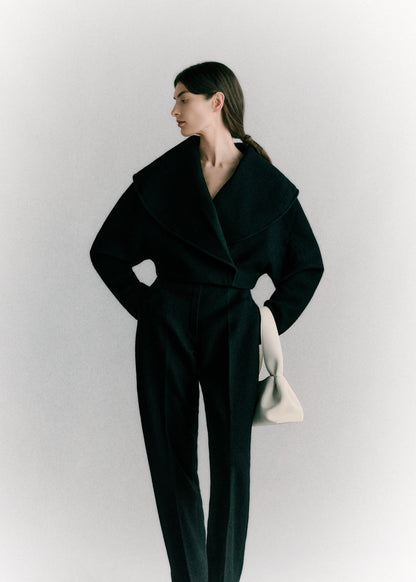 Polene Numero Neuf East West Textured Chalk