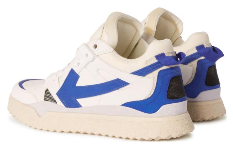 OFF-WHITE Sponge Mid Top White Blue