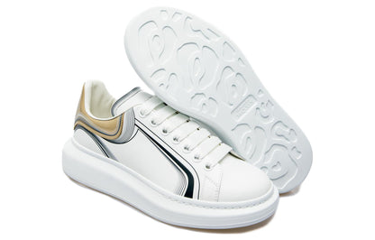 Alexander McQueen Oversized White Silver