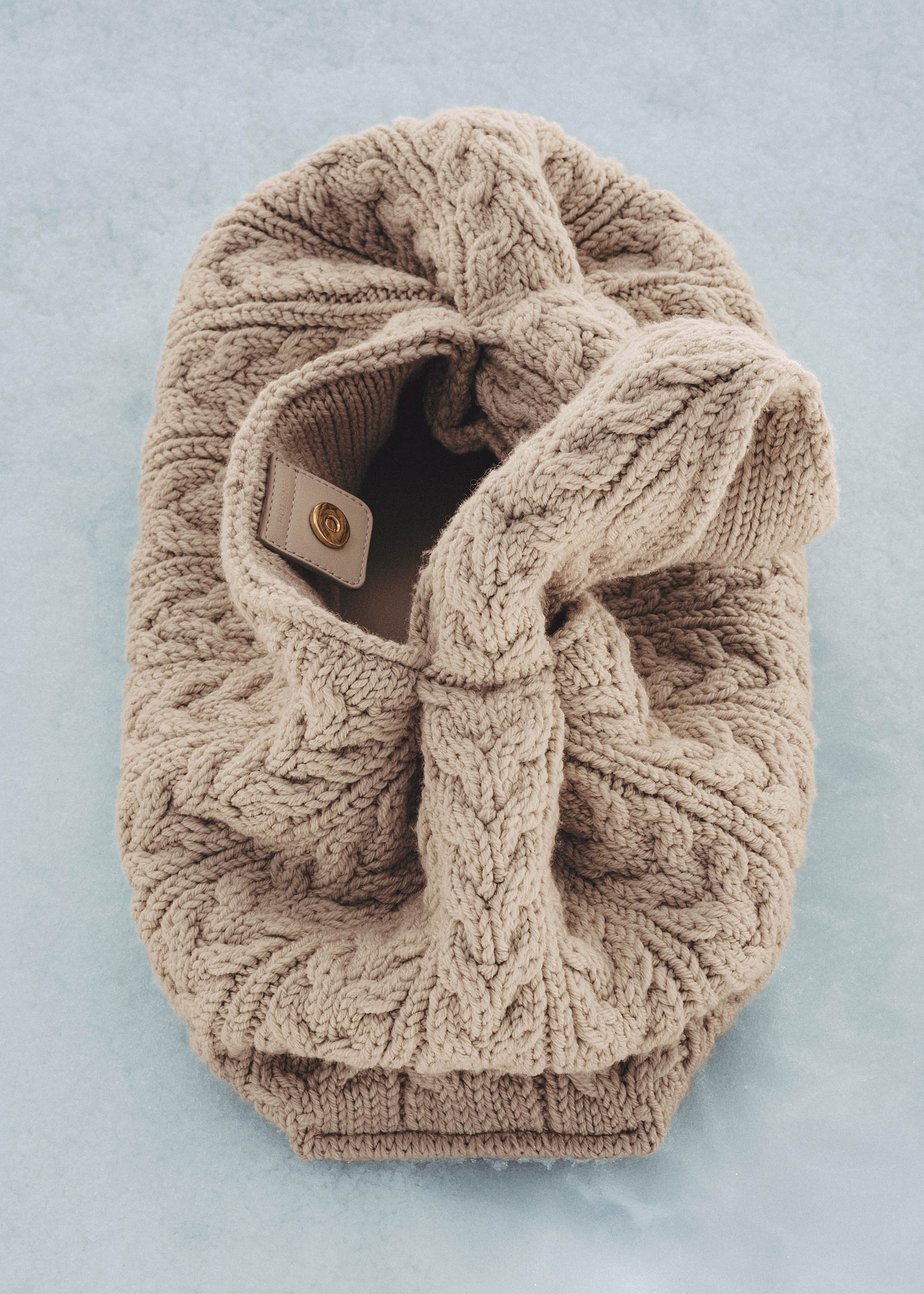 Polene Numero Neuf Large Merino Ecru