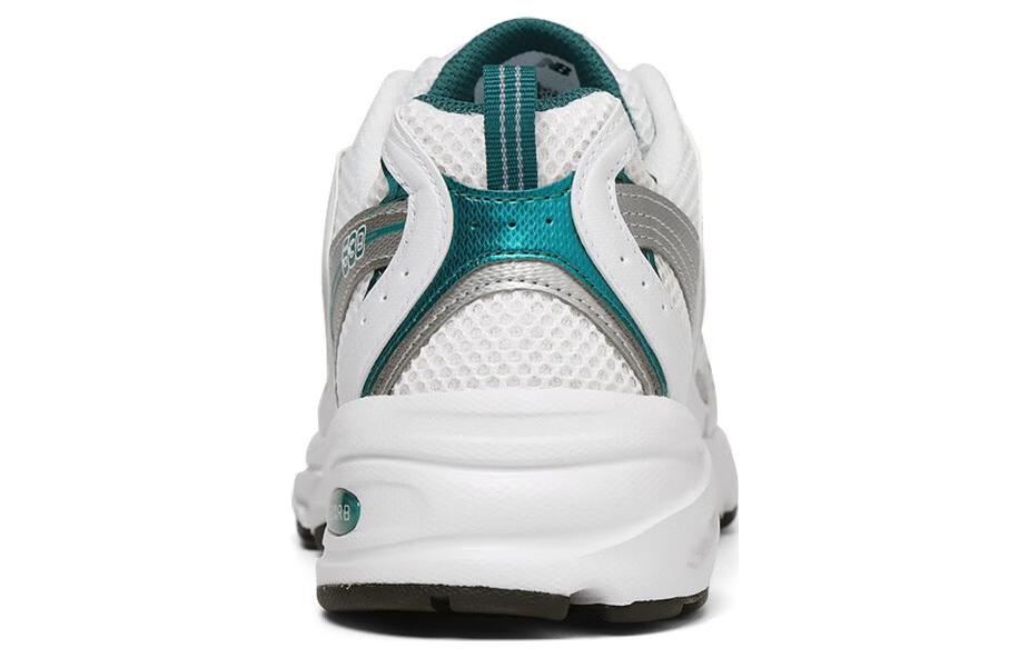 New Balance 530 White Silver Green