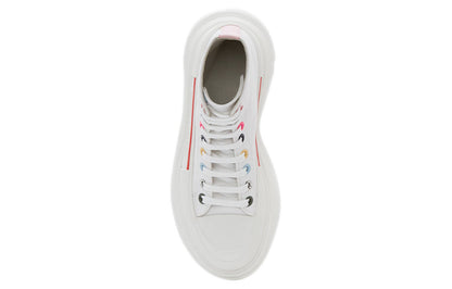 Alexander McQueen Tread Slick Boot White Multicolour (Women's)