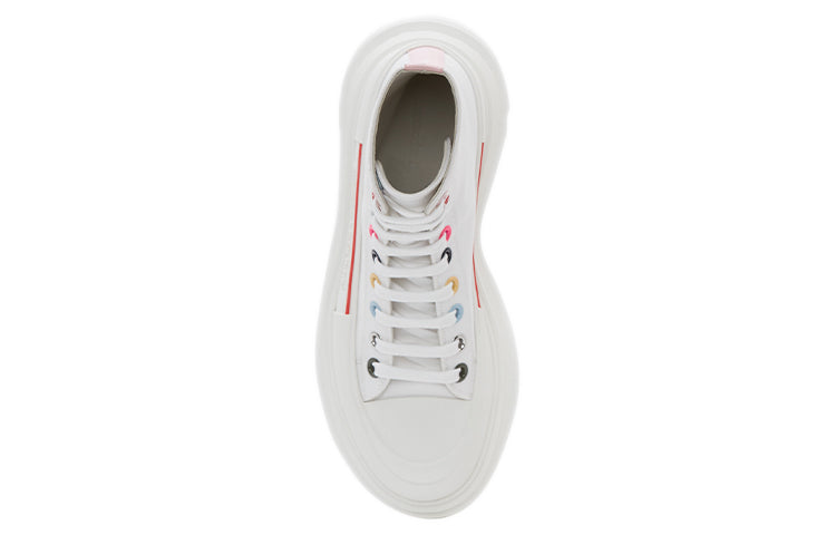 Alexander McQueen Tread Slick Boot White Multicolour (Women's)