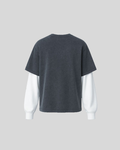 DOUBLE LAYERED TARGET TEE Fearlessundereverything