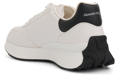 Alexander McQueen Sprint Runner White Black