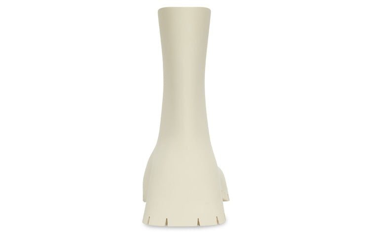 Balenciaga Trooper Rubber Boot White