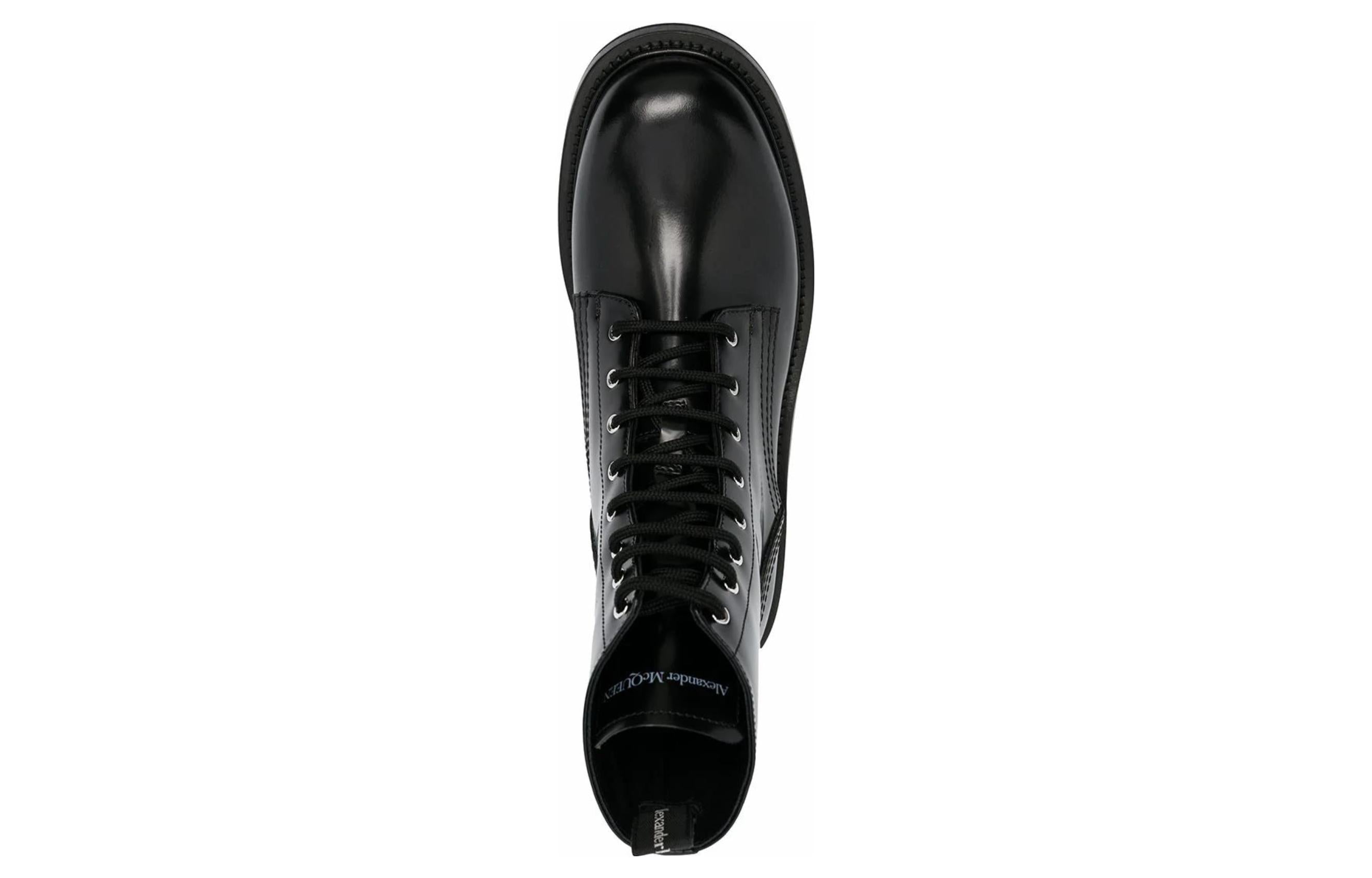 Alexander McQueen Worker Boot Black