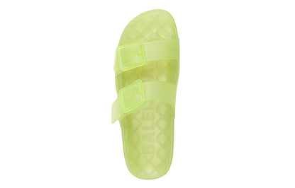 Balenciaga Mallorca Sandal Clear Neon Yellow (Women's)