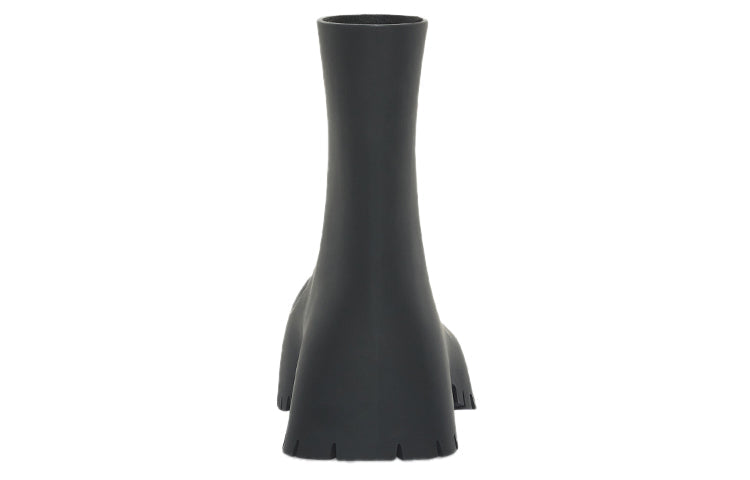Balenciaga Trooper Rubber Boot Black