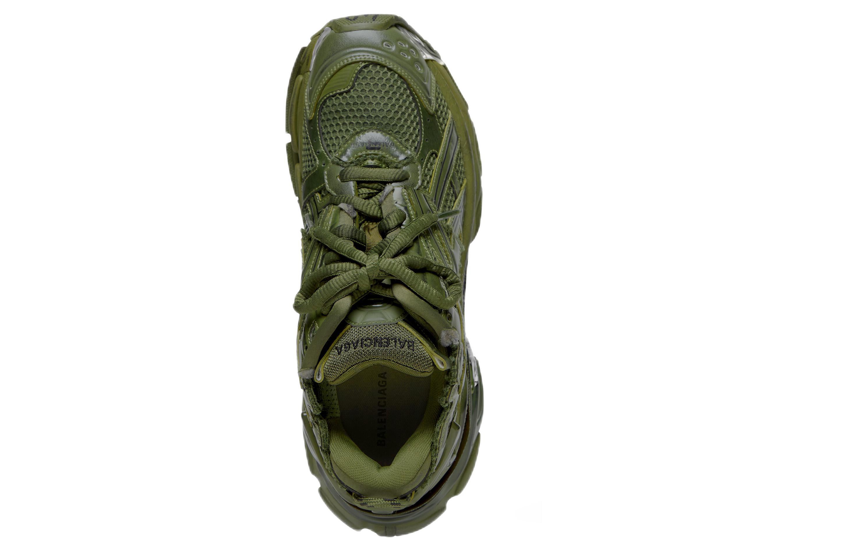 Balenciaga Runner Leather Free Khaki