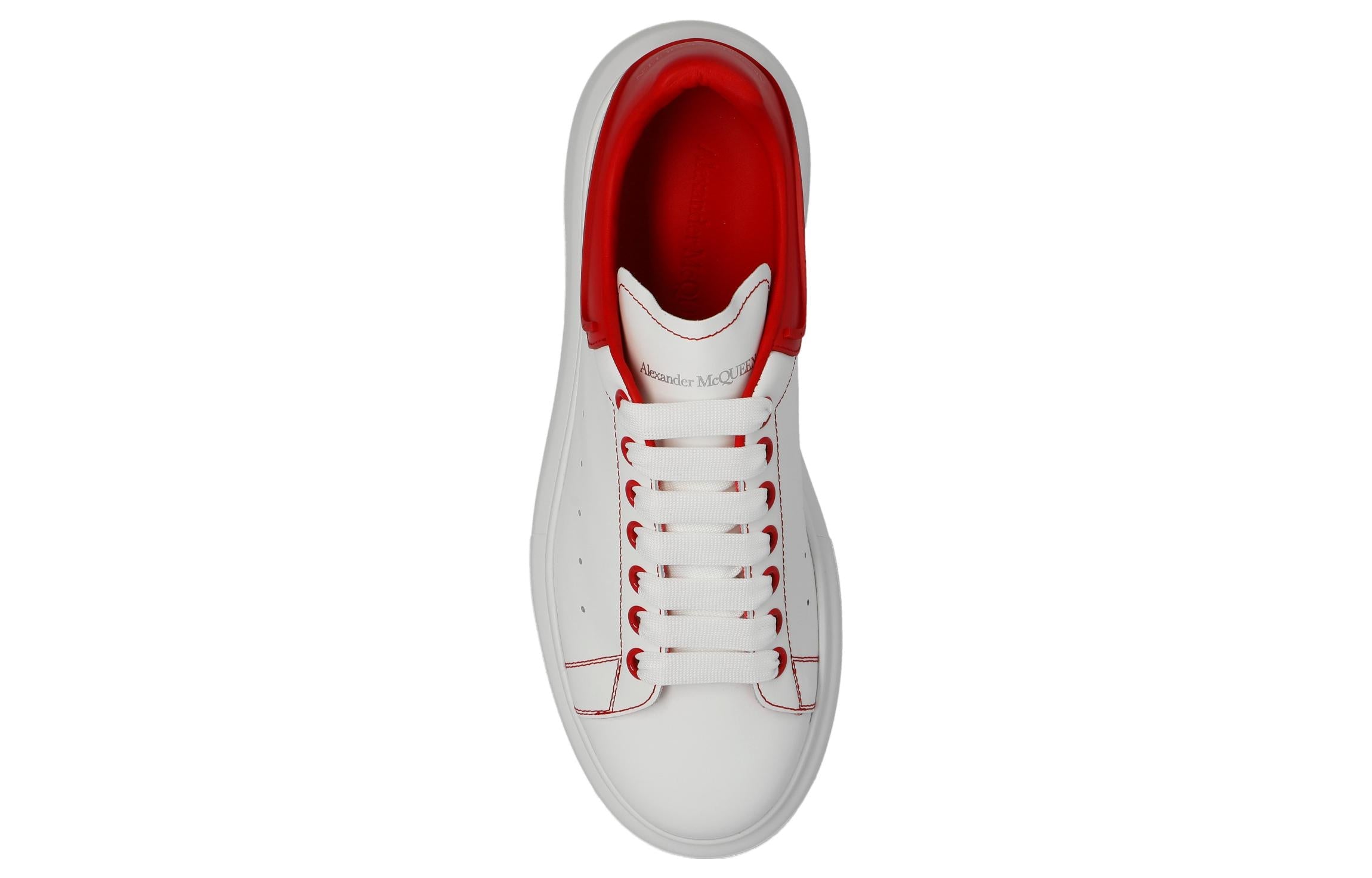 Alexander McQueen Oversized White Red Outline