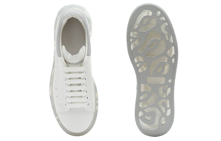 Alexander McQueen Oversized Grey Clear Sole