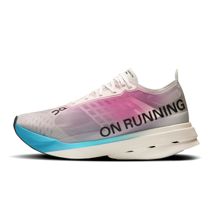 on running cloudboom strike white horizon running (women's)