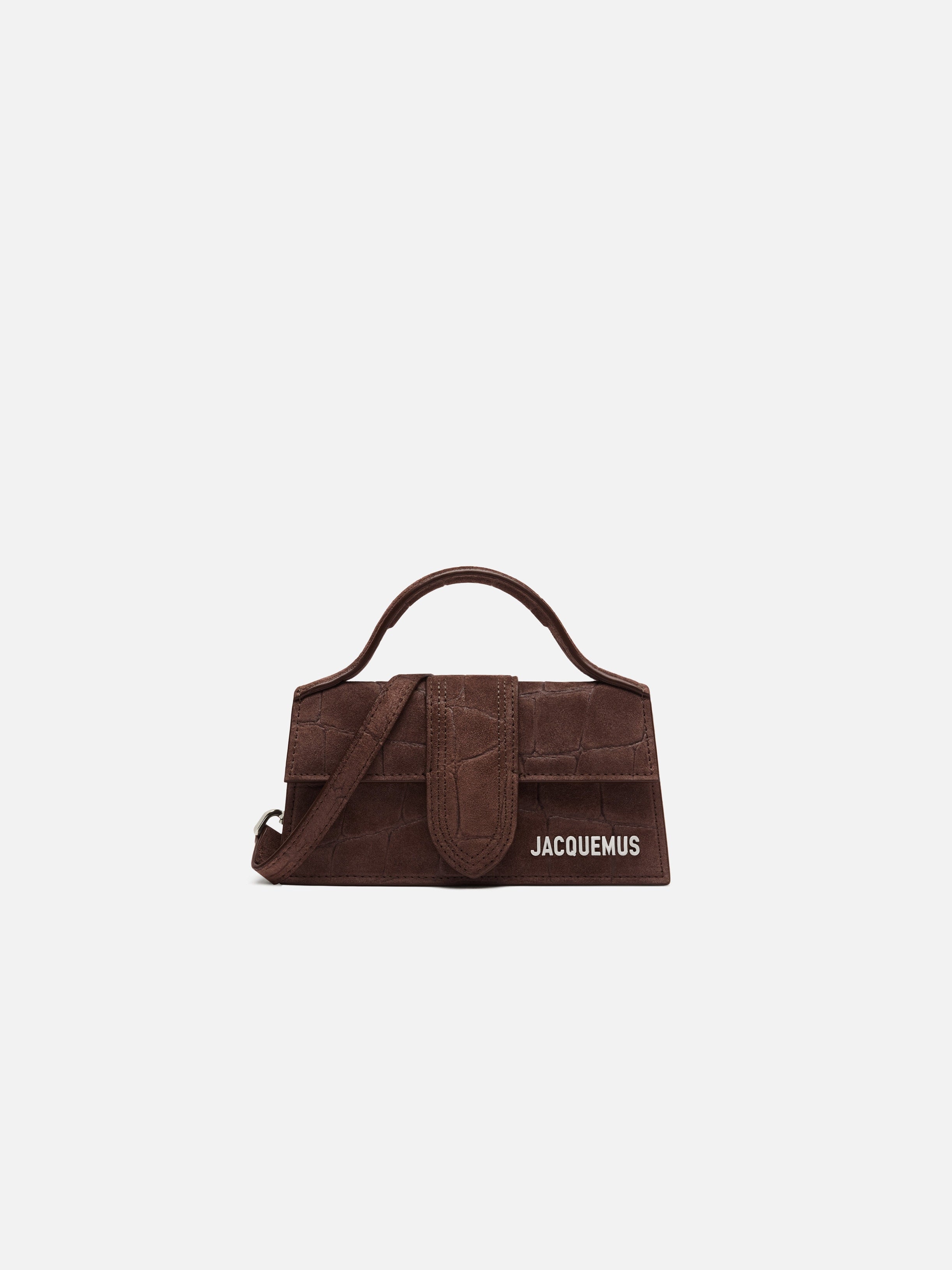 Jacquemus The Bambino Mini Flap Bag Dark Brown