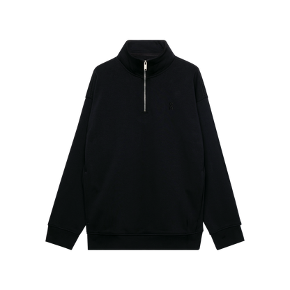 On Club Collective 1/4 Zip Black