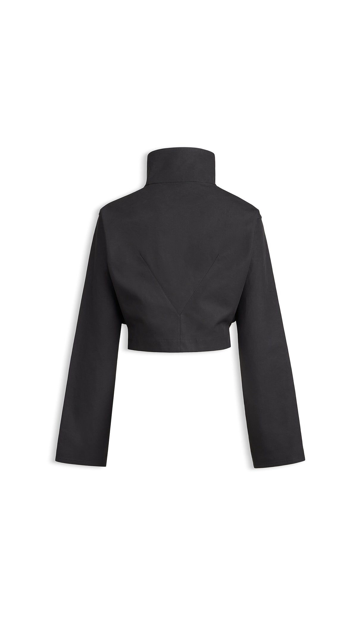 Alaïa Silk Cotton Cropped Jacket