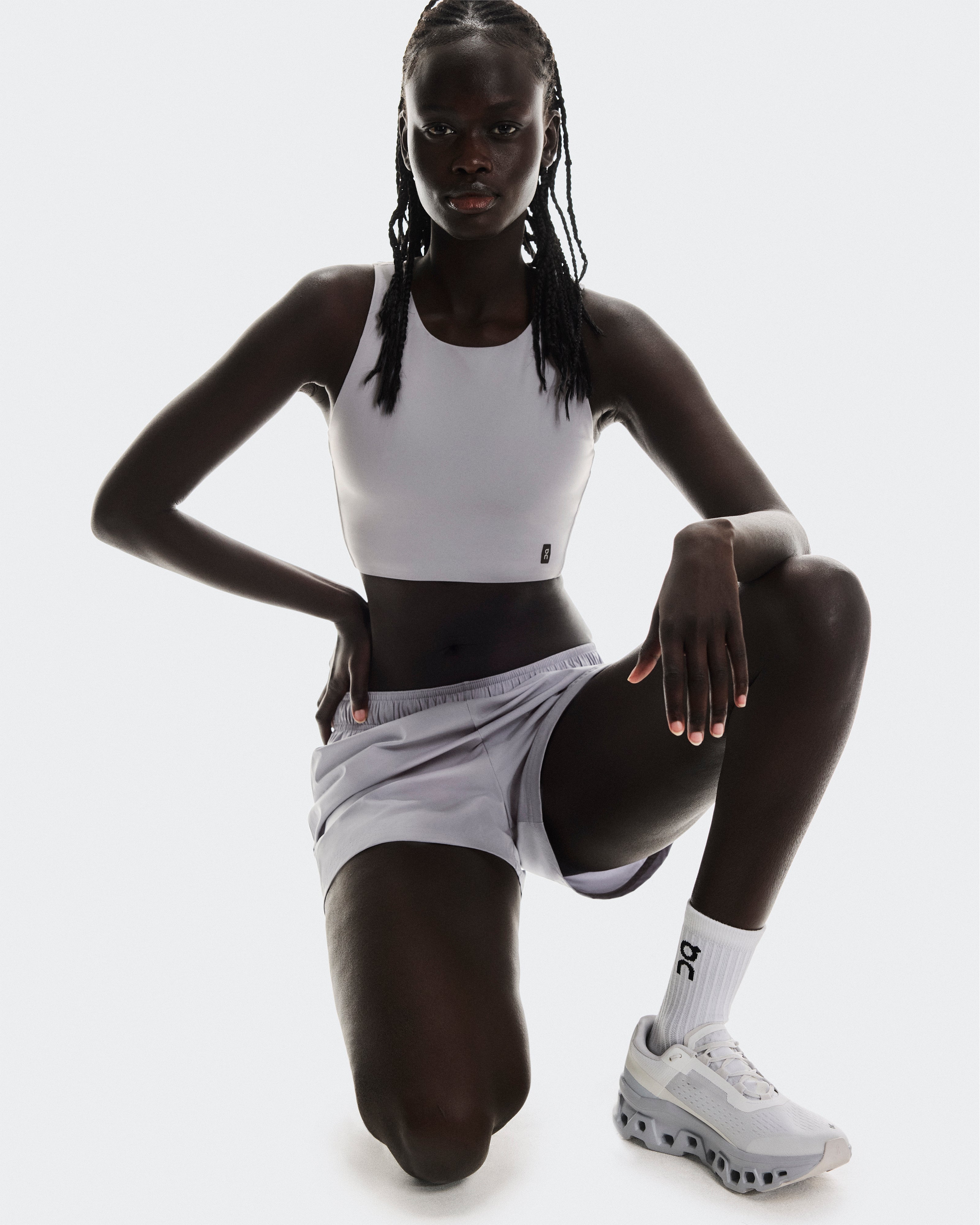 On Core 2-in-1 Crop Lilac (Women's)