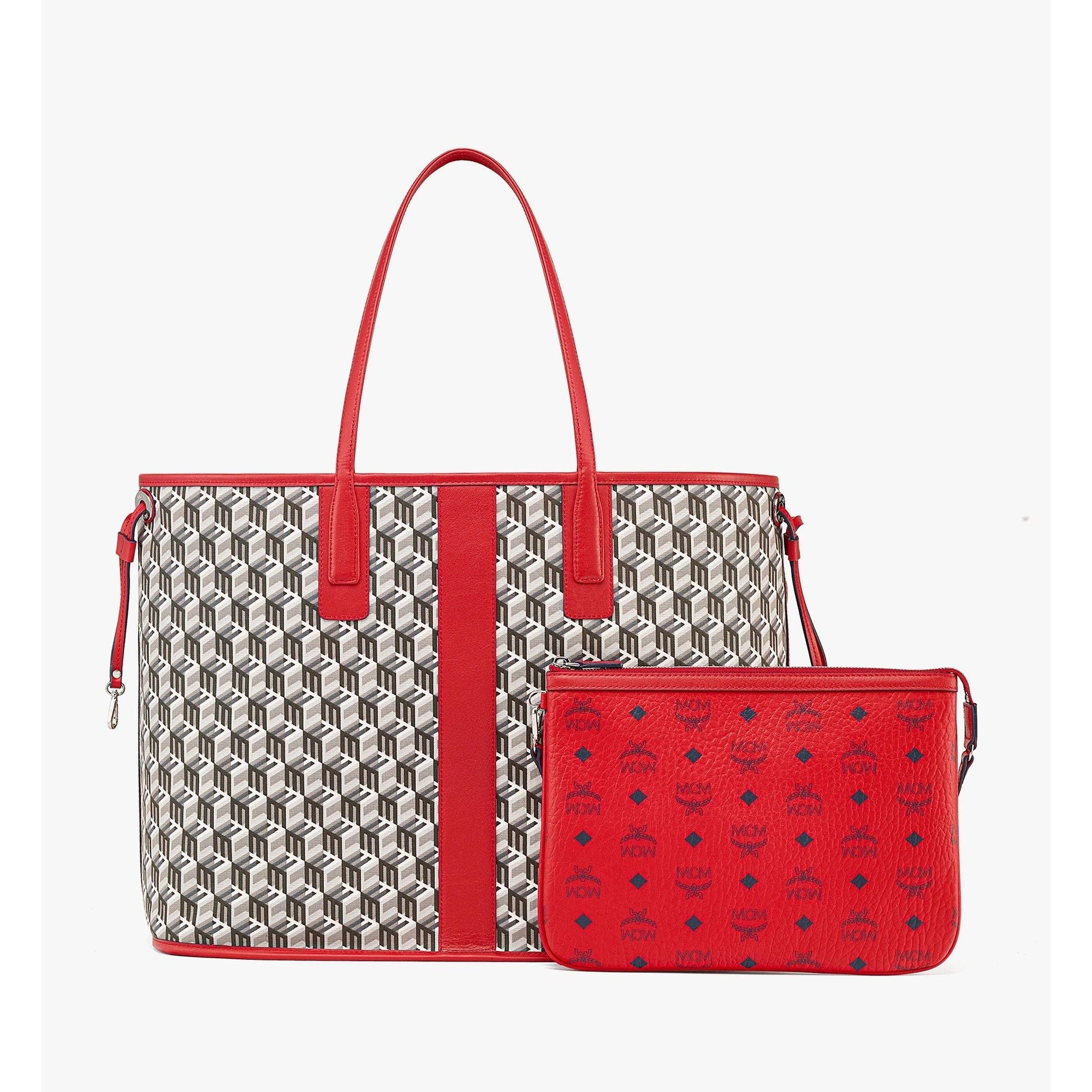 MCM Reversible Liz Shopper In Visetos