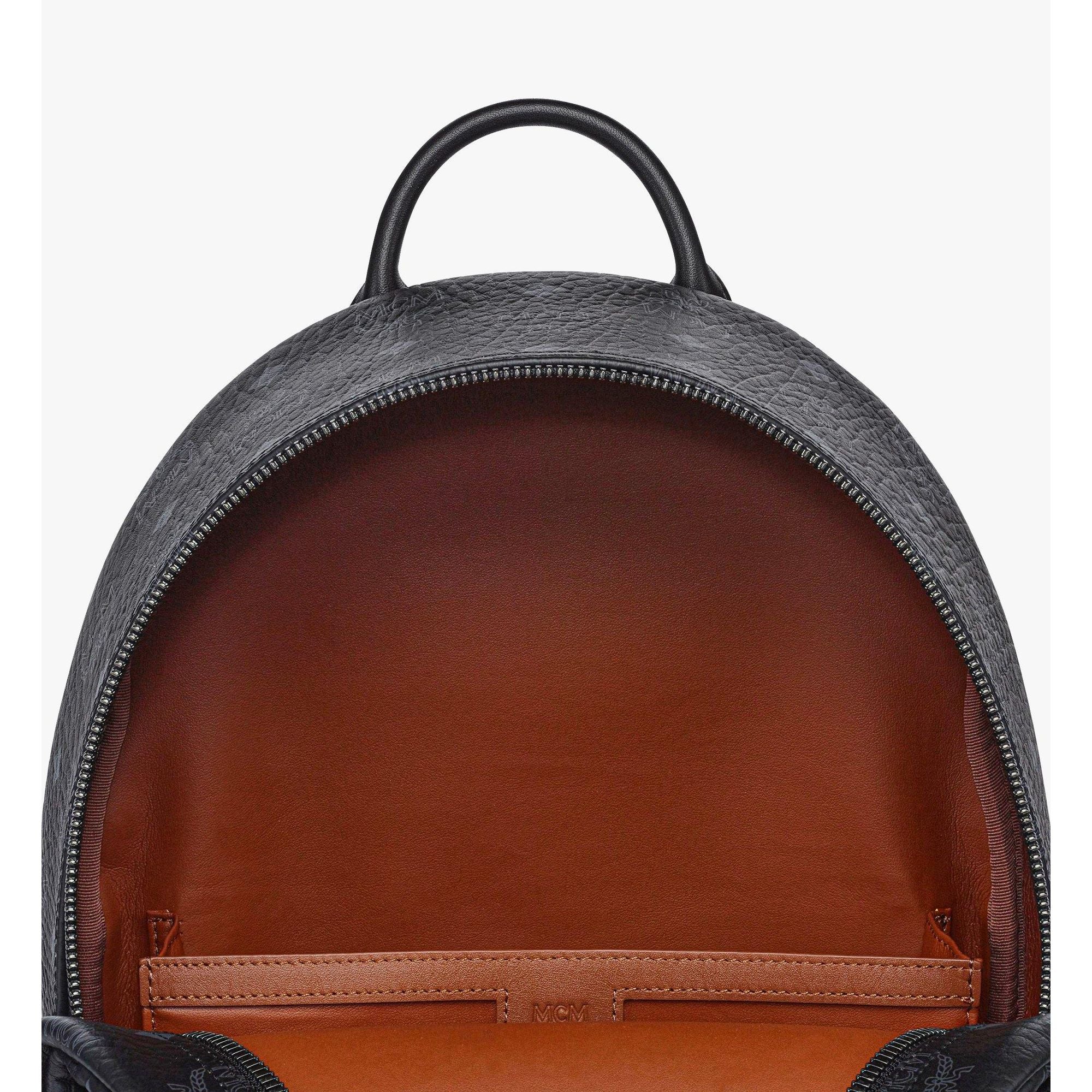 MCM Small-Medium Stark Side Studs Backpack in Visetos
