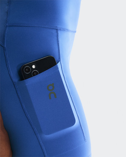 On Performance Tights Short Zaffre (Women'S)